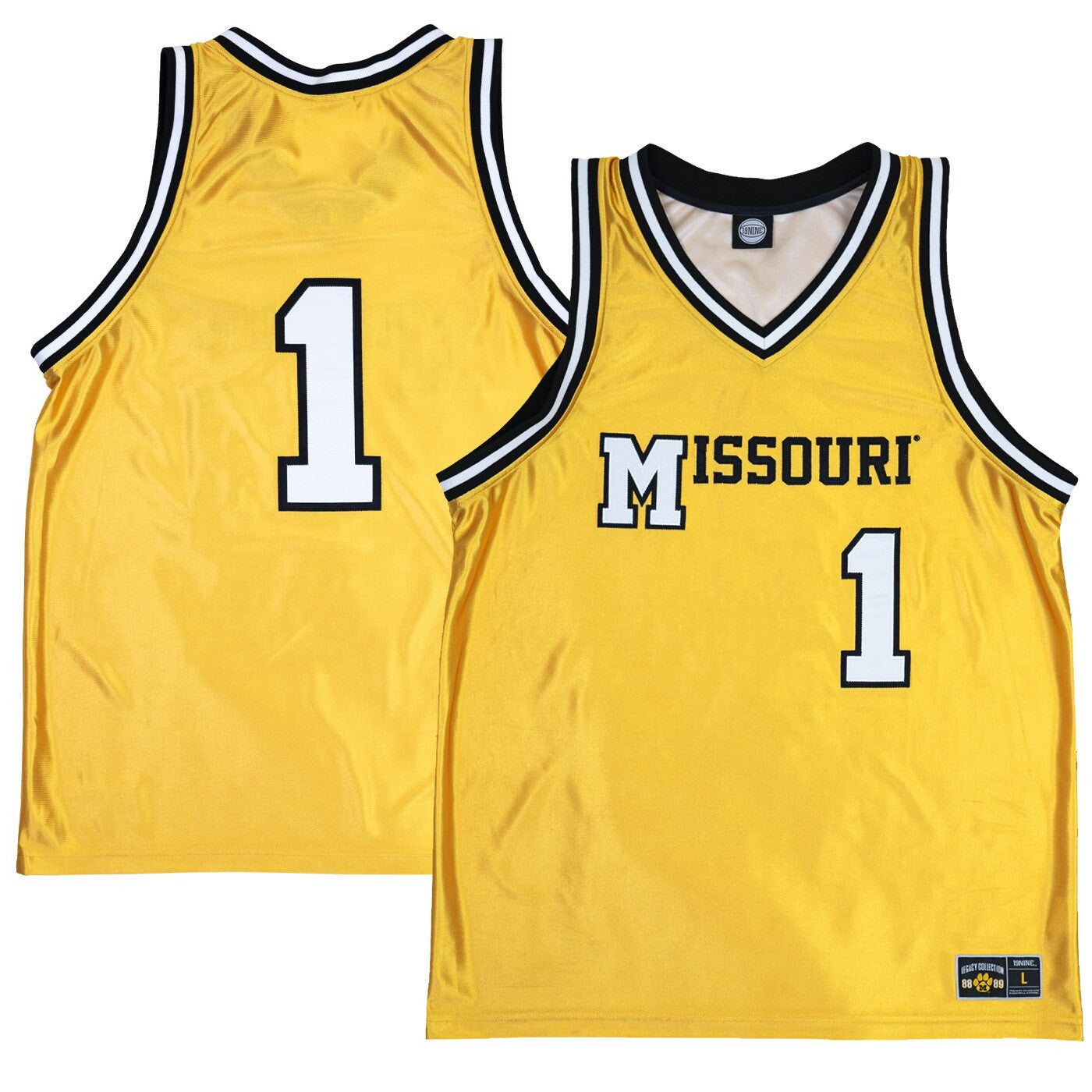 Missouri Tigers gold jersey