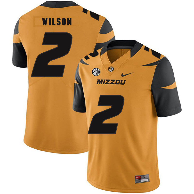 Micah Wilson Missouri Tigers gold jersey