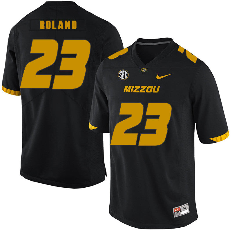 Johnny Roland Missouri Tigers black jersey