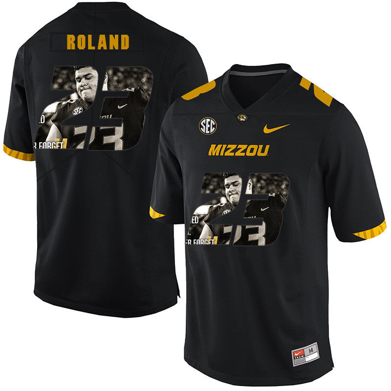 Johnny Roland Missouri Tigers black Fashion jersey
