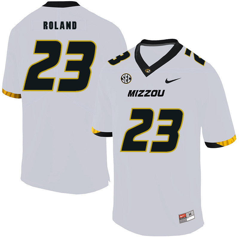 Johnny Roland Missouri Tigers white jersey