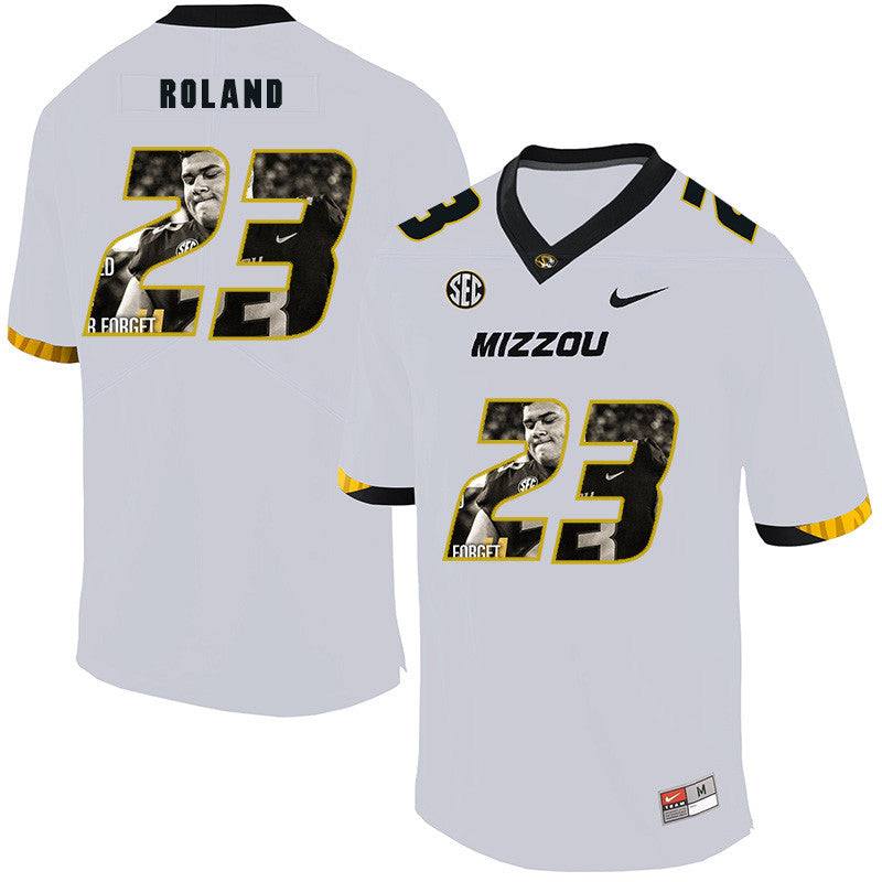 Johnny Roland Missouri Tigers white Fashion jersey