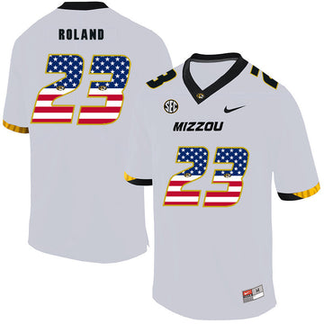 Johnny Roland Missouri Tigers white jersey