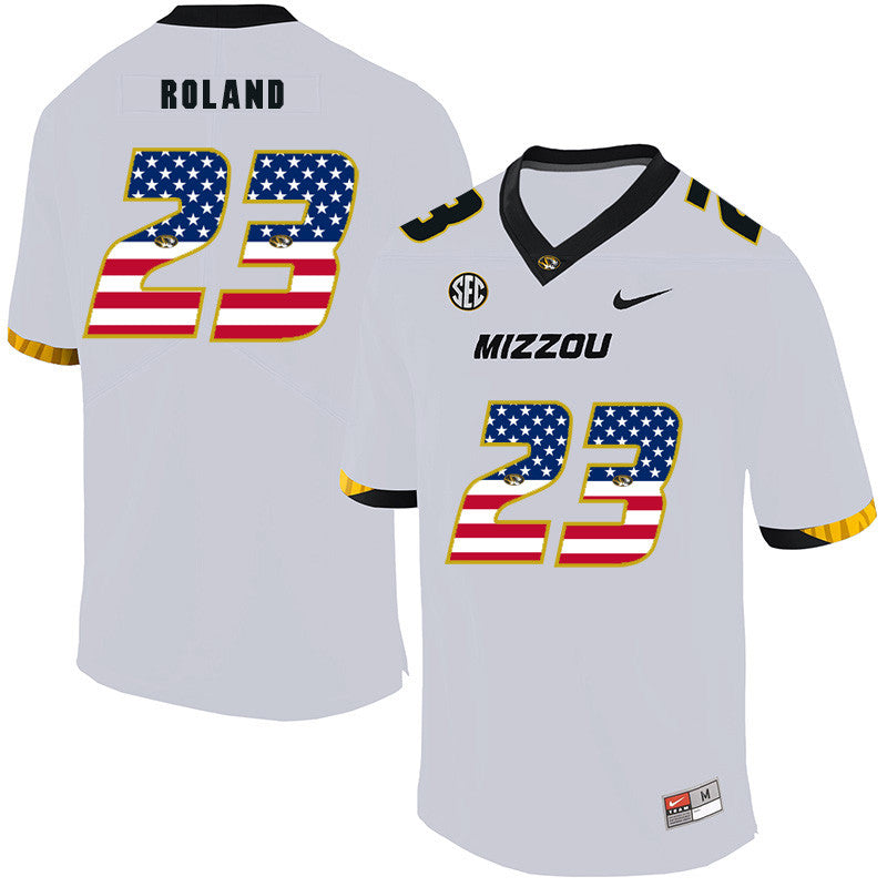 Johnny Roland Missouri Tigers white jersey