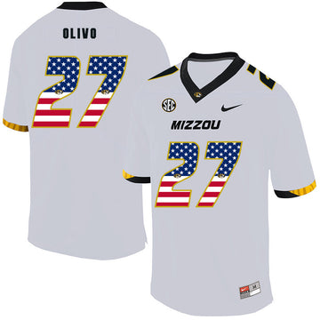 Brock Olivo Missouri Tigers white jersey