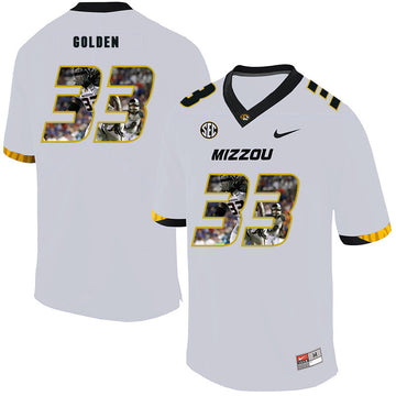 Markus Golden Missouri Tigers white Fashion jersey