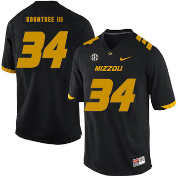 Larry Rountree III Missouri Tigers black jersey