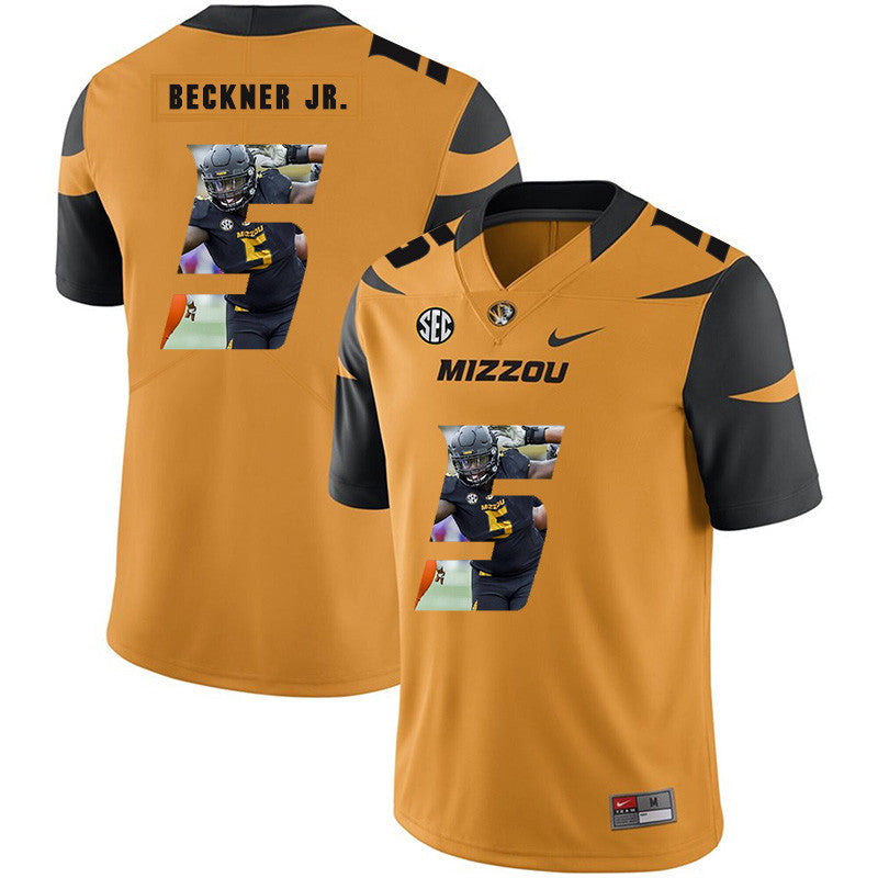 Terry Beckner Jr Missouri Tigers gold Fashion jersey
