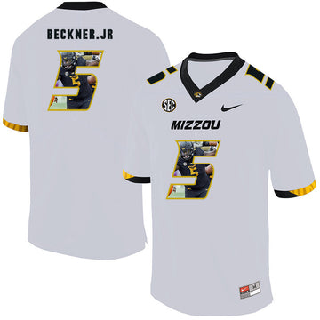 Terry Beckner Jr Missouri Tigers white Fashion jersey