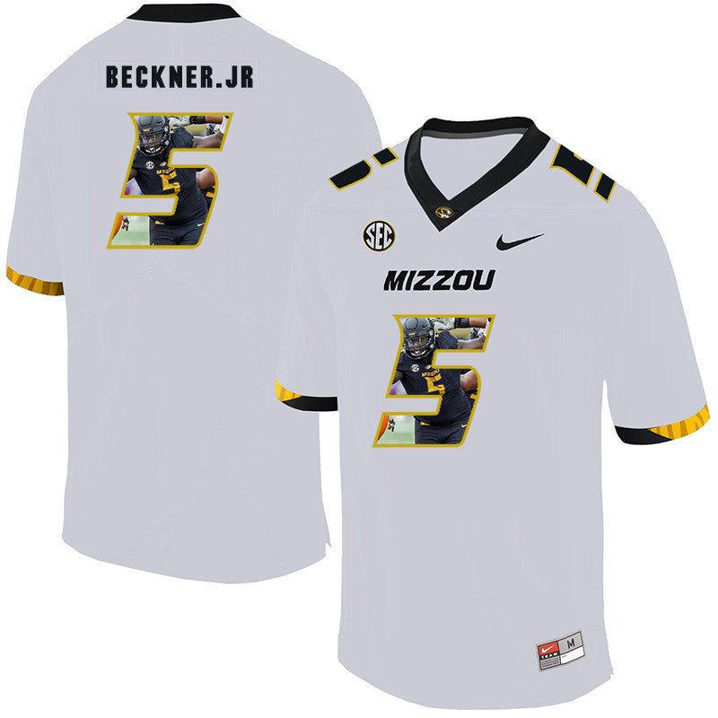 Terry Beckner Jr Missouri Tigers white Fashion jersey