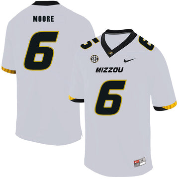 J'Mon Moore Missouri Tigers white jersey