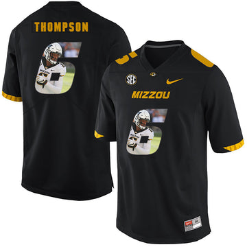 Khmari Thompson Missouri Tigers black Fashion jersey