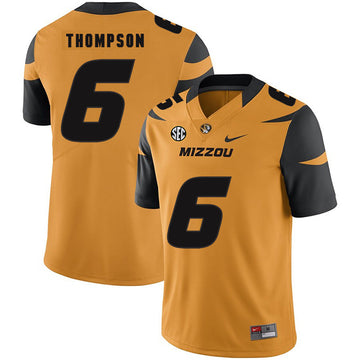 Khmari Thompson Missouri Tigers gold jersey