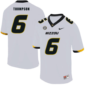 Khmari Thompson Missouri Tigers white jersey