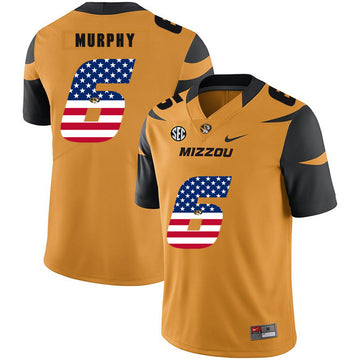 Marcus Murphy Missouri Tigers gold jersey