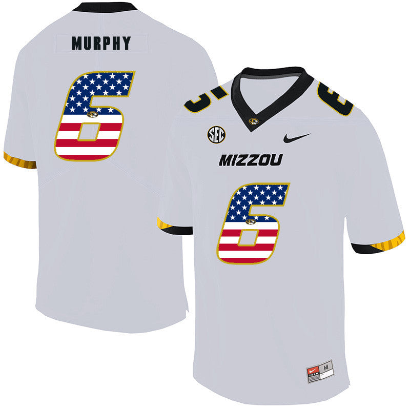 Marcus Murphy Missouri Tigers white jersey