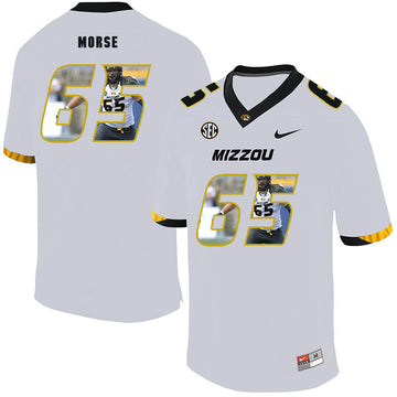 Mitch Morse Missouri Tigers white Fashion jersey