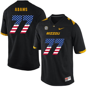 Paul Adams Missouri Tigers black jersey