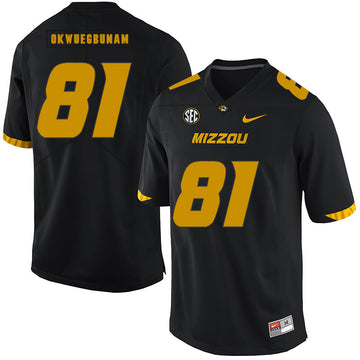 Albert Okwuegbunam Missouri Tigers black jersey