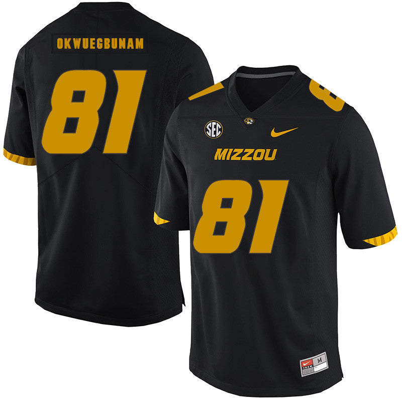 Albert Okwuegbunam Missouri Tigers black jersey
