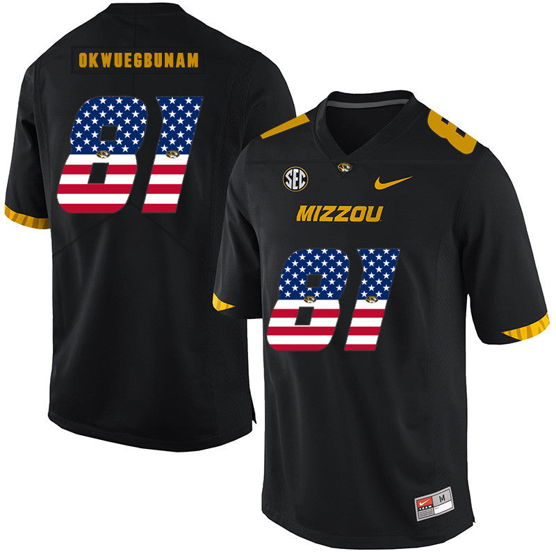 Albert Okwuegbunam Missouri Tigers black jersey