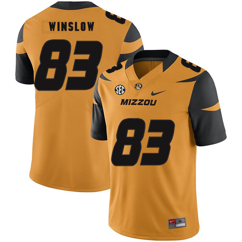 Kellen Winslow Missouri Tigers gold jersey