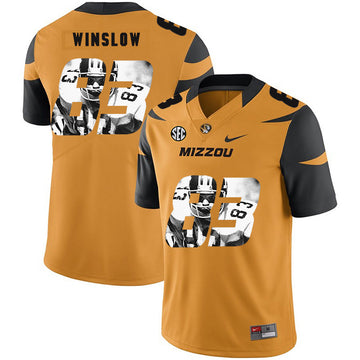 Kellen Winslow Missouri Tigers gold Fashion jersey