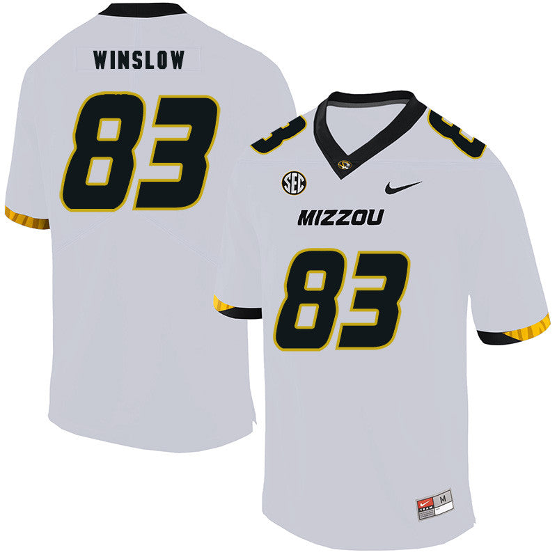Kellen Winslow Missouri Tigers white jersey