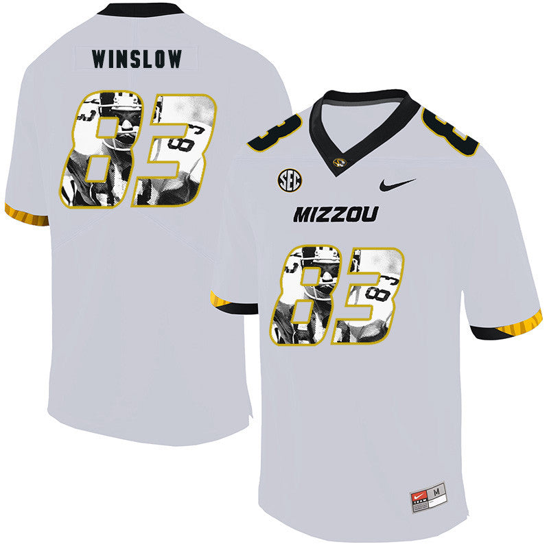 Kellen Winslow Missouri Tigers white Fashion jersey