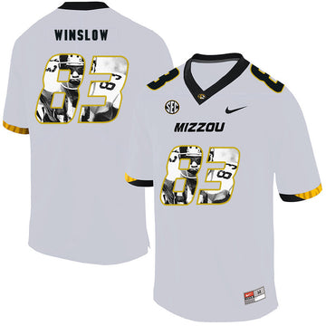 Kellen Winslow Missouri Tigers white Fashion jersey