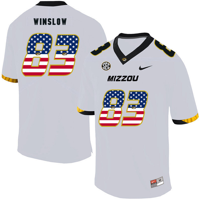 Kellen Winslow Missouri Tigers white jersey