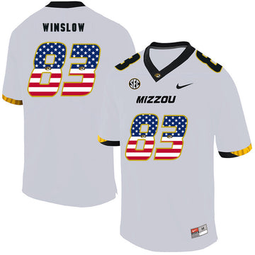 Kellen Winslow Missouri Tigers white jersey