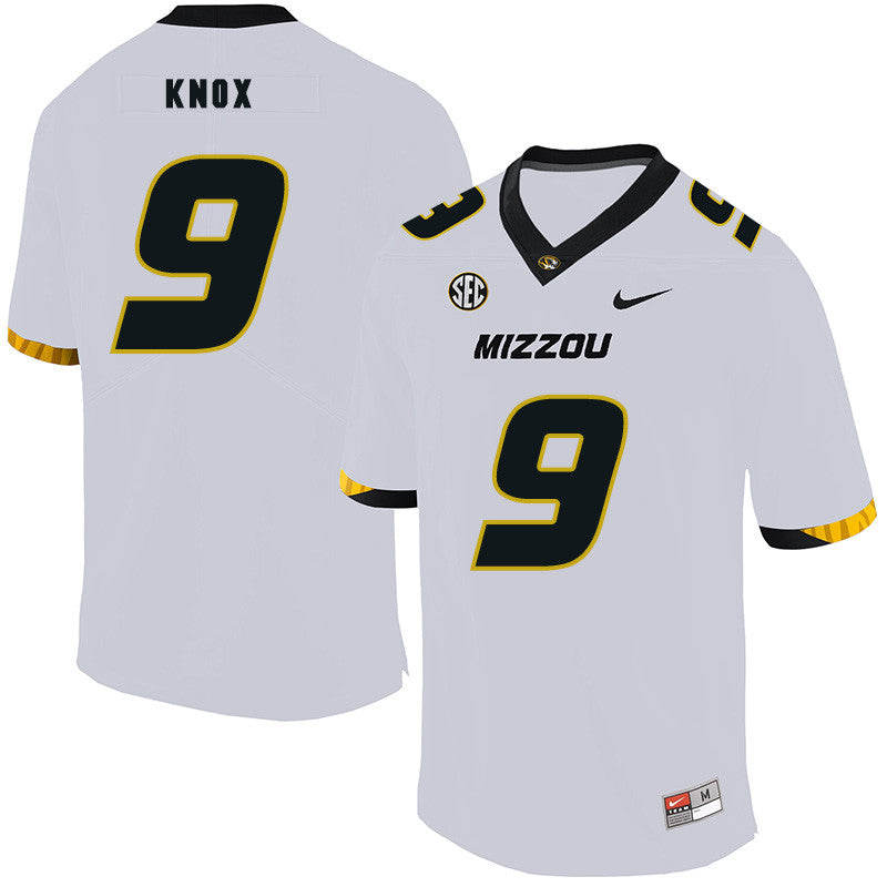 Jalen Knox Missouri Tigers white jersey