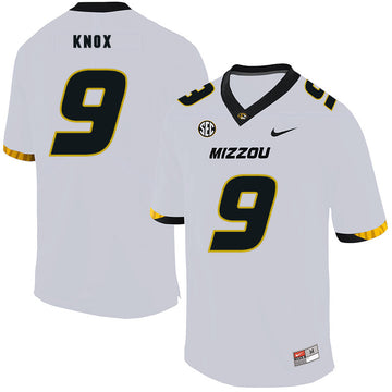 Jalen Knox Missouri Tigers white jersey