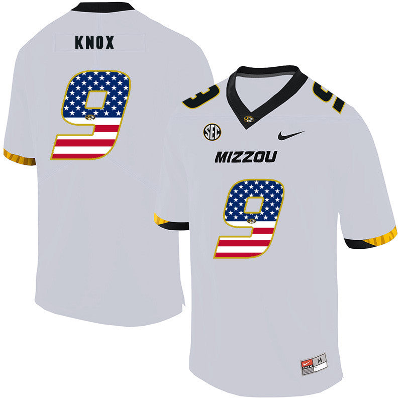 Jalen Knox Missouri Tigers white jersey