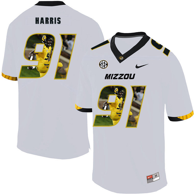Charles Harris Missouri Tigers white Fashion jersey