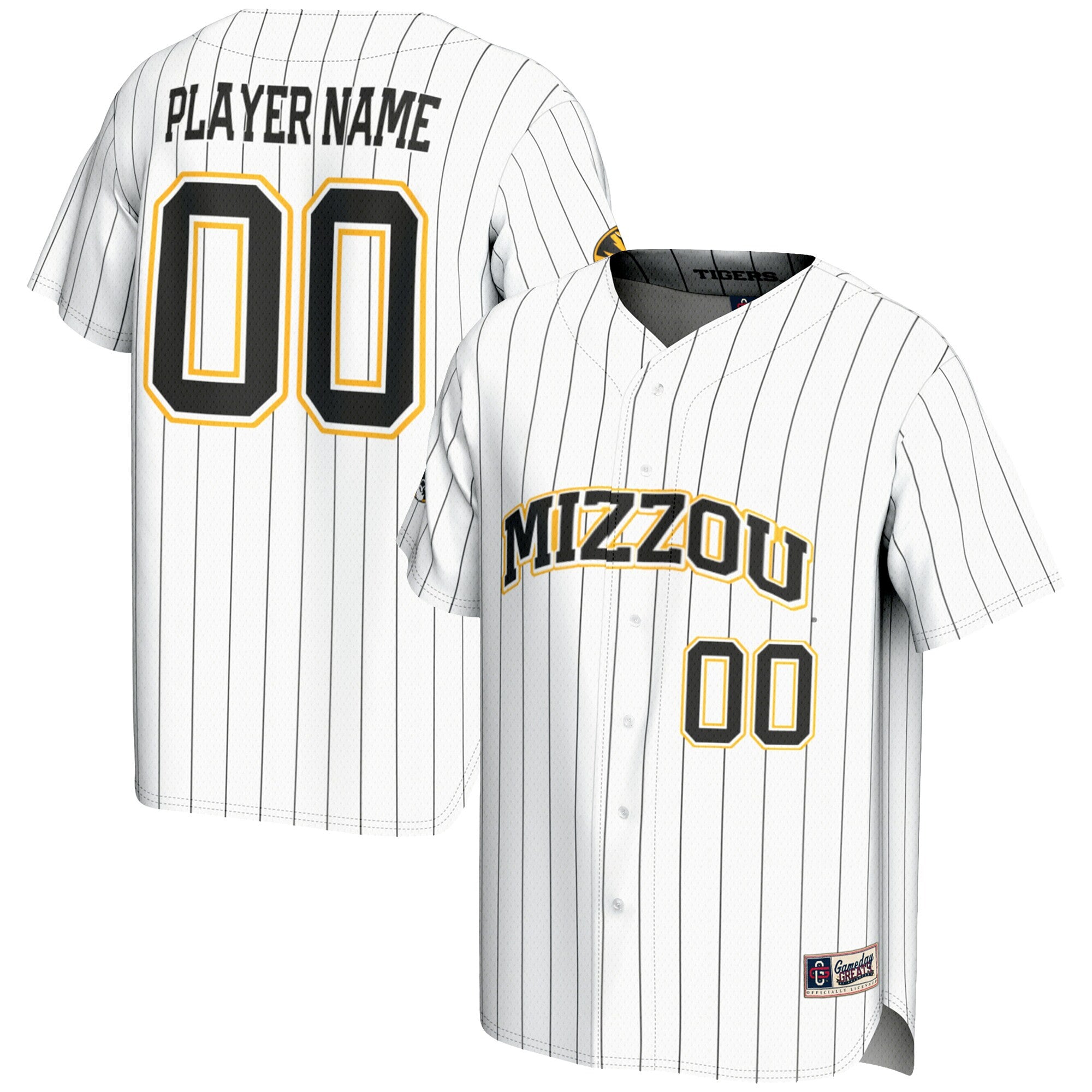 Missouri Tigers white jersey