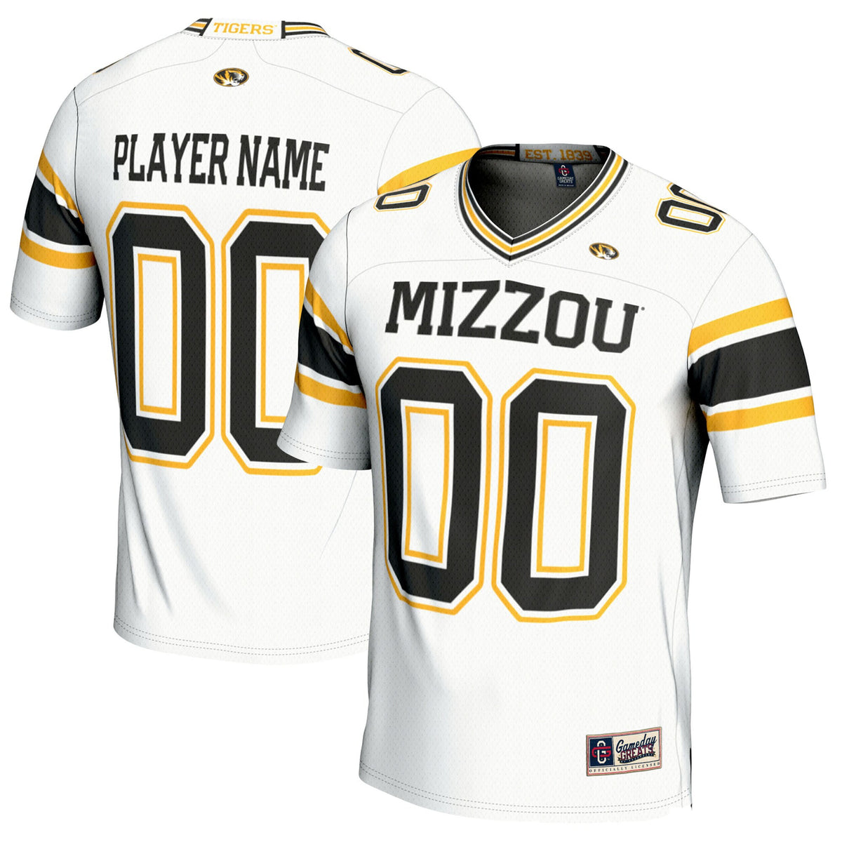 Missouri Tigers white jersey