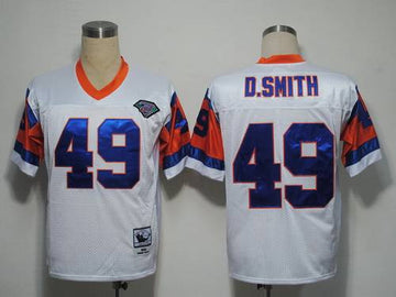 Dennis Smith Denver Broncos white Throwback jersey