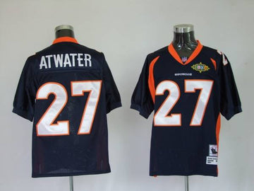 Mitchell Ness Steve Atwater Denver Broncos blue Throwback jersey