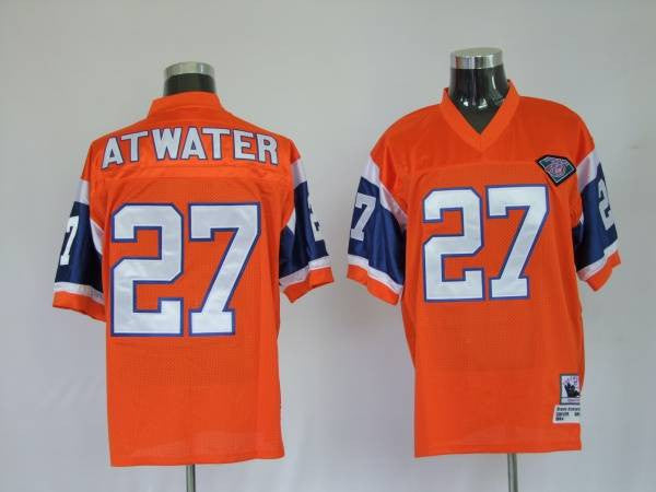 Mitchell Ness Steve Atwater Denver Broncos orange Throwback jersey