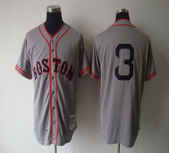 Boston Red Sox grey Throwback jersey