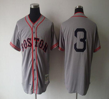 Boston Red Sox grey Throwback jersey