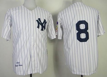 New York Yankees white Throwback jersey
