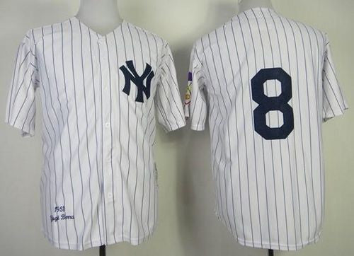 New York Yankees white Throwback jersey