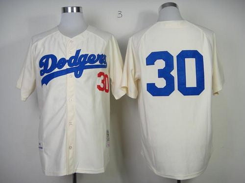 Los Angeles Dodgers cream Throwback jersey