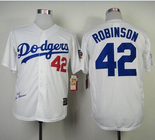 Los Angeles Dodgers white Throwback jersey