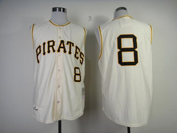 Pittsburgh Pirates cream Throwback jersey