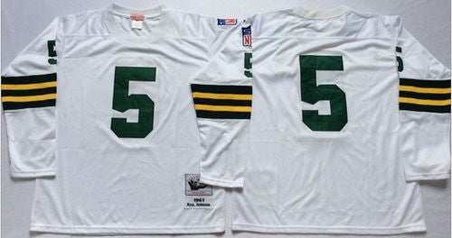 Green Bay Packers white Throwback jersey