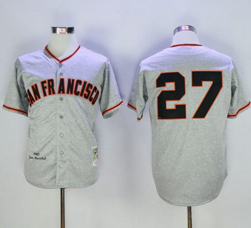 San Francisco Giants grey Throwback jersey